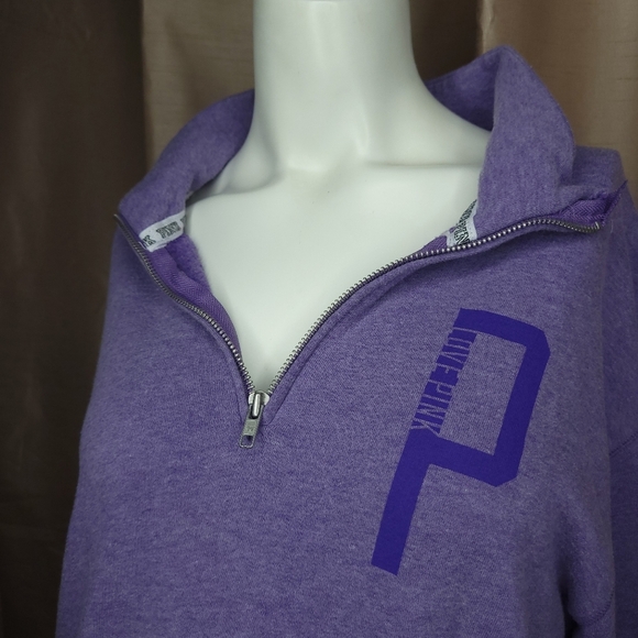 Pink Victoria Secret Women's Pullover Jacket - Size: Small - Purple - Picture 3 of 10
